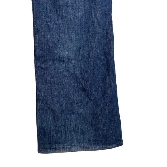 Rock and Republic Medium Blue Wash Slim Bootcut Jeans Denim 31 Crop Short Length - Picture 8 of 16